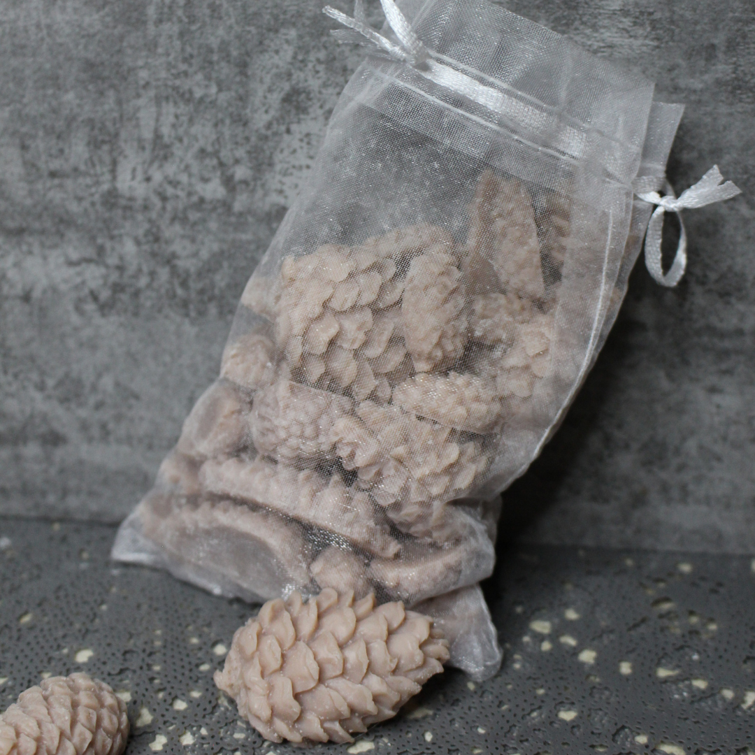 lot de 2 fondants pomme de pin à la pomme de pin