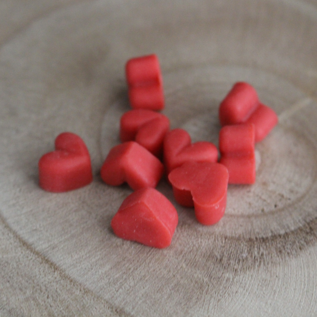 Fondants parfumés mini-cœur à la pomme d'amour