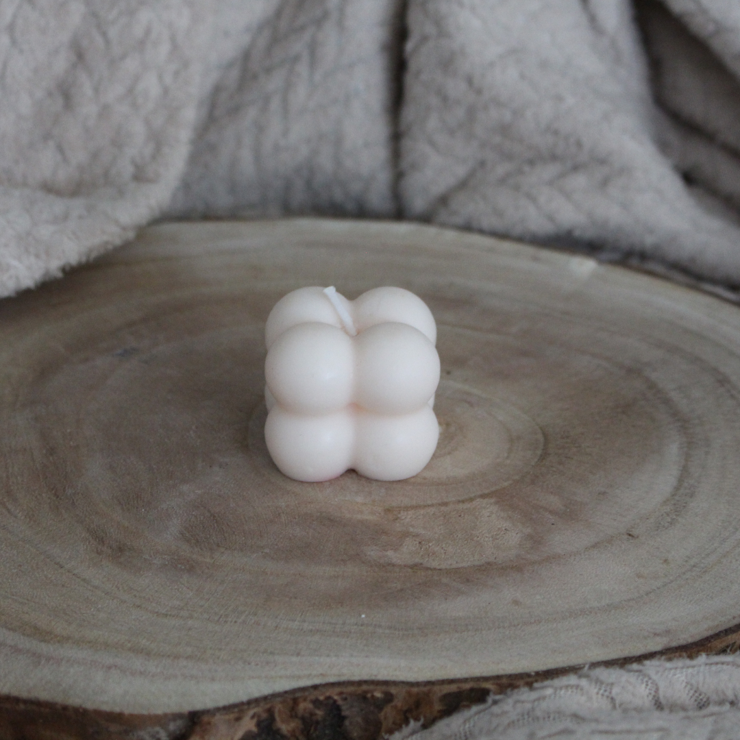 Mini Bubble Candle blanche