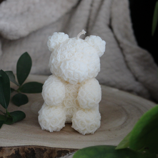 Bougie nounours en peluche 🧸