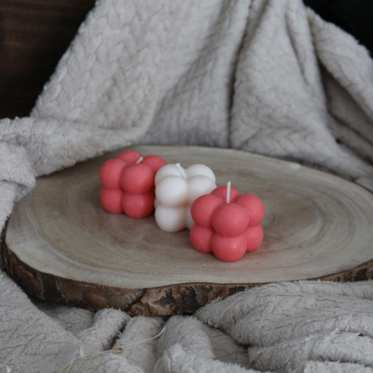 Mini bubble candle